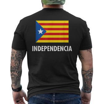 Catalonia Independencia T-Shirt mit Rückendruck - Seseable