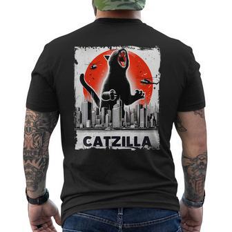 Catzilla Kitten And Cat T-Shirt mit Rückendruck - Geschenkecke