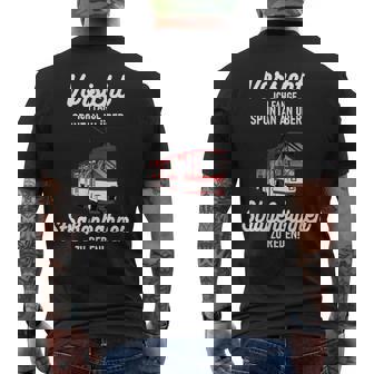 Caution Ich Sprechen Spontan Über Kt4d T-Shirt mit Rückendruck - Geschenkecke