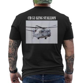 The Ch-53 Sea Stallion Men's T-shirt Back Print - Monsterry