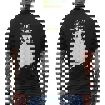 Chat Majeur Drôle Avec Doigt D'honneur Humour Citation T-shirt imprimé au dos - Cadeauxyz
