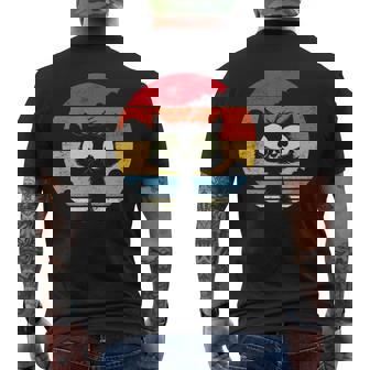 Chat Noir Mignon Chat Marrant Chat Rétro T-shirt imprimé au dos - Cadeauxyz