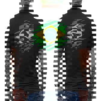Chemise Brésil Drapeau Brésil T-shirt imprimé au dos - Cadeauxyz