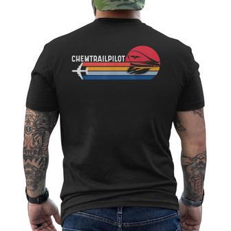 Chemtrails Uniform Chemtrailpilot Chemtrail Defense T-Shirt mit Rückendruck - Geschenkecke