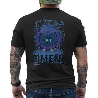 Chibi Omen Agentalorants Gaming Cute T-Shirt mit Rückendruck - Geschenkecke