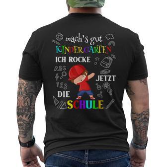 Children's Mach's Gut Kindergarten Ich Rocke Jetzt Die Schule T-Shirt mit Rückendruck - Seseable