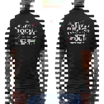 Christmas Crew Santa Family Matching Group Xmas Boys Men Men's T-shirt Back Print | Seseable UK