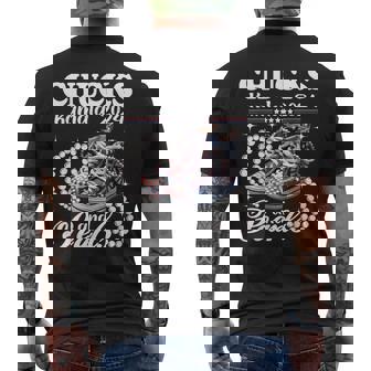 Chucks And Pearls I'm With Her Rocking Chucks & Pearls Men's T-shirt Back Print | Mazezy