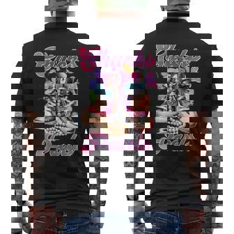 Chucks And Pearls Shoes Men's T-shirt Back Print | Mazezy