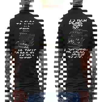 I Do Church Sound For Miracles Ask Jesus Audio Tech Men's T-shirt Back Print | Mazezy