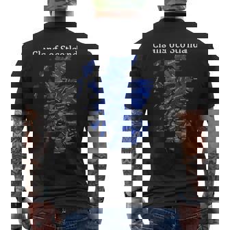 Clanes De Escocia Escocia Mapa Camiseta Hombre Estampado Espalda - Regaloses