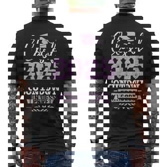 Class Of 2025 Countdown In Progress Senior Graduation Men's T-shirt Back Print - Thegiftio
