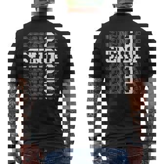 Class Of 2025 Senior 2025 Back To School 2025 Graduation 25 Men's T-shirt Back Print - Thegiftio