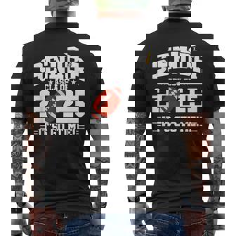 Class Of 2025 Senior Year Football Player Senior 2025 Men's T-shirt Back Print - Monsterry