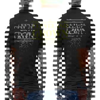 Cleveland Grown Ohio Hometown Oh Home State Reunion Family Men's T-shirt Back Print - Monsterry