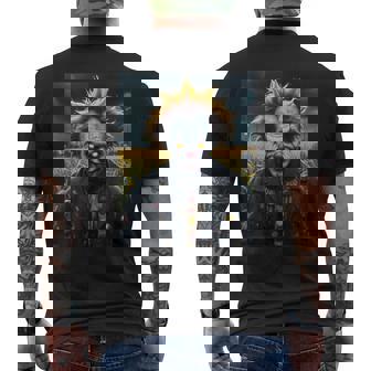Clown Maléfique Un Champ De Maïs Monstre Sombre Horreur Effrayant Effrayant T-shirt imprimé au dos - Cadeauxyz