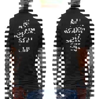 Club Social Anti Socialismo Camiseta Hombre Estampado Espalda - Regaloses