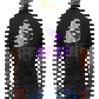 Codeine Dream Drip Purple Hip Hop Rap Social Media T-shirt da uomo con stampa posteriore - Novitaregali