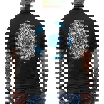 Colorful Polka Dot Soccer Lover International Dot Day Men's T-shirt Back Print - Thegiftio UK