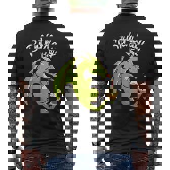Con Temática De Dragones Para Cumpleañeros Cupcake Candle Fire Camiseta Hombre Estampado Espalda - Regaloses