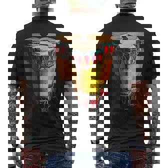 Congas Instrument De Musique Motif Illustration Congas T-shirt imprimé au dos - Cadeauxyz