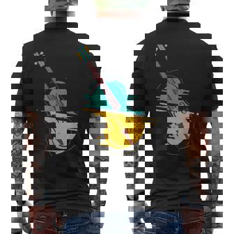 Contrabajista I Música Clásica I Contrabajo Camiseta Hombre Estampado Espalda - Regaloses