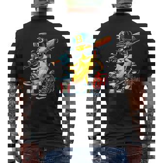 Cool Banana Baseball Player Sports Lover Men's T-shirt Back Print - Thegiftio UK