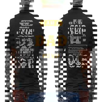 Cool Ciclista Papà Bici Padre Regalo T-shirt da uomo con stampa posteriore - Novitaregali