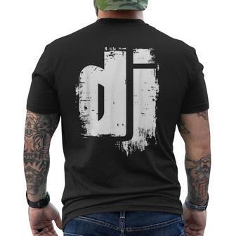 Cool Dj Grunge Music Du Bist Der Discjockey T-Shirt mit Rückendruck - Geschenkecke