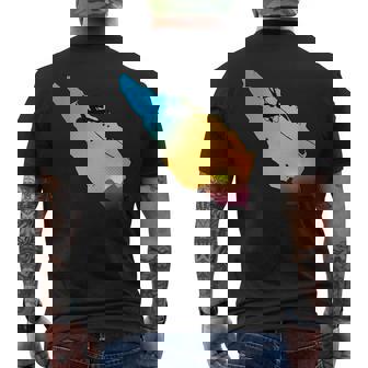 Cool Sunset Rock Climbing Prodotto Climber Bouldering T-shirt da uomo con stampa posteriore - Novitaregali