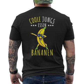 Coole Jungs Essen Bananen T-Shirt mit Rückendruck - Geschenkecke