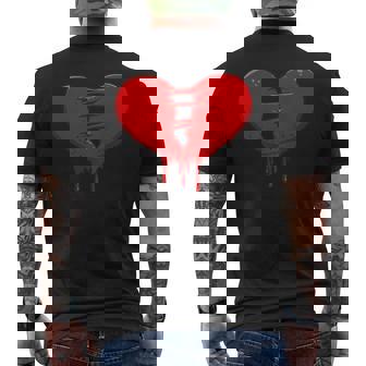 Corazón Roto Antialentine Divorcio Ruptura Con Corazón Roto Camiseta Hombre Estampado Espalda - Regaloses