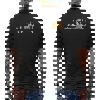 Cose Lumaca Snail Heartbeat Lumache T-shirt da uomo con stampa posteriore - Novitaregali
