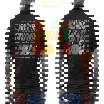 Cousins Giving 2024 Matching Thanksgiving Family Costume Men's T-shirt Back Print - Thegiftio UK