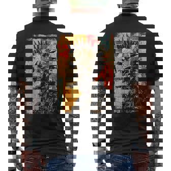 Crâne De Motard Graffitiintage Horreur Crâne T-shirt imprimé au dos - Cadeauxyz
