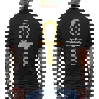Croix Ankh Croix Deie Symbole Ankh Égyptien Croix Ansée T-shirt imprimé au dos - Cadeauxyz