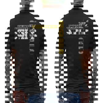 Cross Country Senior Night Senior 2025 Graduation Party 18 Men's T-shirt Back Print | Seseable UK