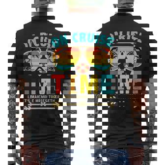 On Cruise Time Cruise Squad Summer Vacation Matching Family Men's T-shirt Back Print - Monsterry