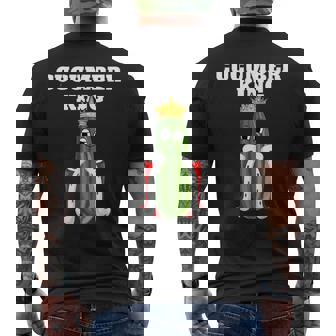Cucumber King Cucumber Boys Cucumber Men's T-shirt Back Print - Thegiftio