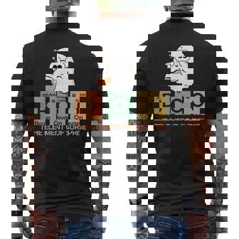 Cute Chemistry Boo The Element Of Surprise Chemist Halloween Men's T-shirt Back Print | Mazezy