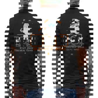 Cute Chemistry Boo The Element Of Surprise Chemist Halloween Men's T-shirt Back Print - Thegiftio UK