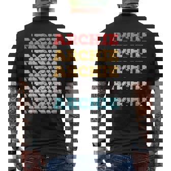 Cute Custom Archie Name Personalized Men's T-shirt Back Print - Thegiftio UK