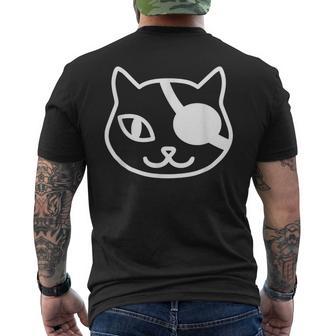 Cute Pirate Cat For Cat Lover Eye Patch Kitten Men's Back Print T-Shirt - Monsterry