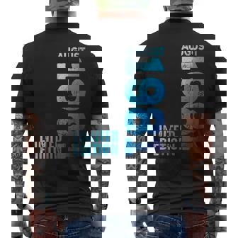 Da Agosto 1981 1981 Anno 1981 Retro 1981Intage 1981 T-shirt da uomo con stampa posteriore - Novitaregali