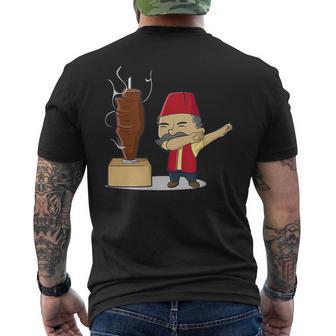 Dabbing Doner Kebab For Doner Sellers & Kebap Fans T-Shirt mit Rückendruck - Geschenkecke