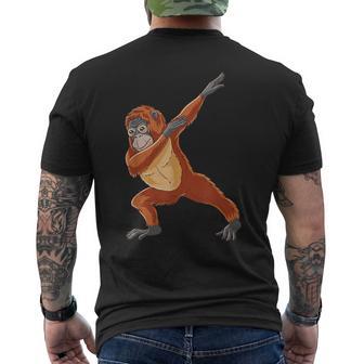 Dabbing Orang Utan Für Affenliebhaber T-Shirt mit Rückendruck - Geschenkecke