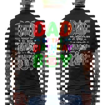 Dad Of The Birthday Boy Melon Family Matching Men's T-shirt Back Print | Seseable UK