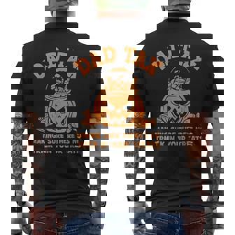 Dad Tax Halloween Making Sure Theres No Trick In Your Treats Men's T-shirt Back Print - Thegiftio UK