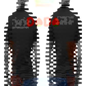 Dada Strawberry Summer Fruit Great Father's Day Men's T-shirt Back Print - Monsterry