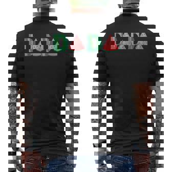 Dada Watermelon Summer Fruit Great Father's Day Men's T-shirt Back Print - Monsterry